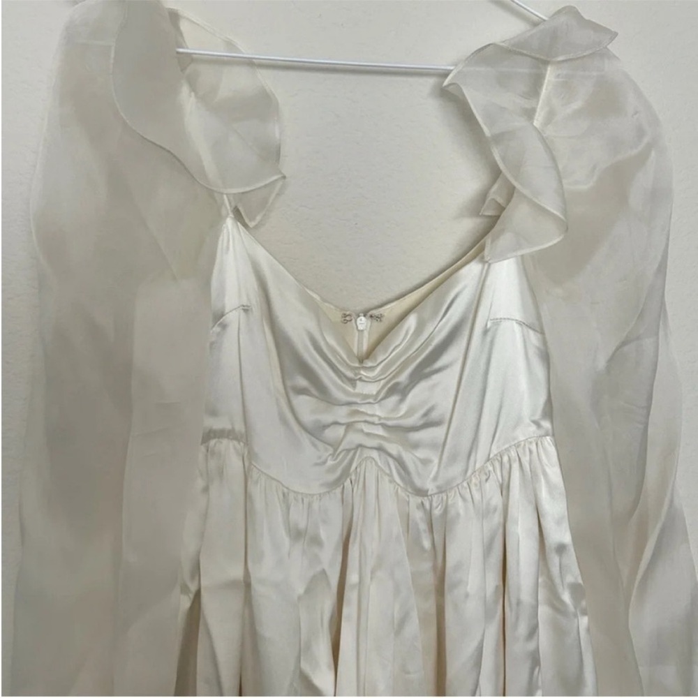Vanessa Cocchiaro Charlotte Ruffle Mini Dress - Picture 6 of 12